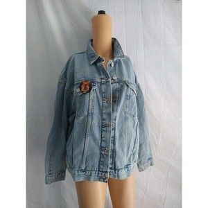 H&M Divided Jean Jacket The Midnight Club NWT size large